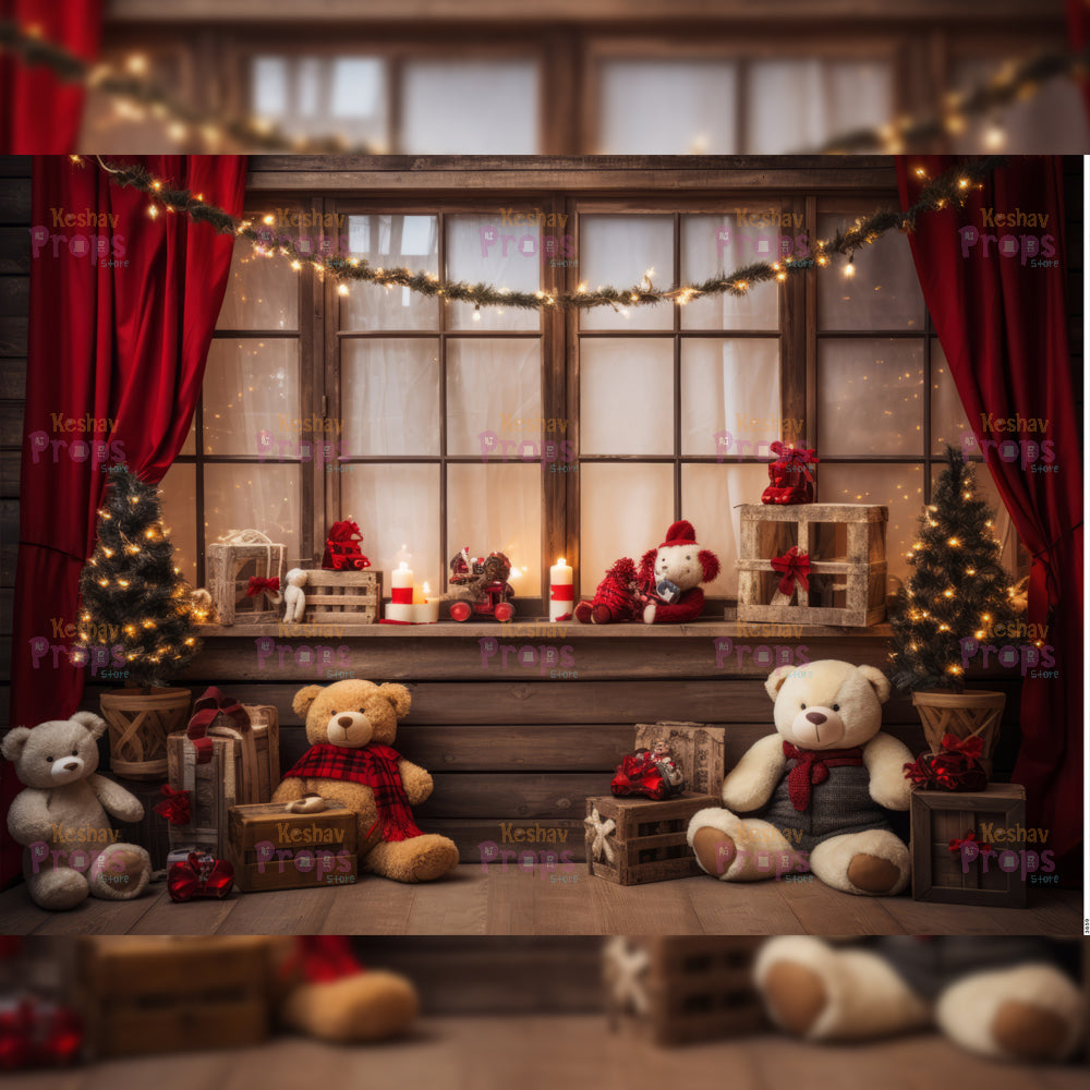 Teddy Bear Theme Backdrop (3659)