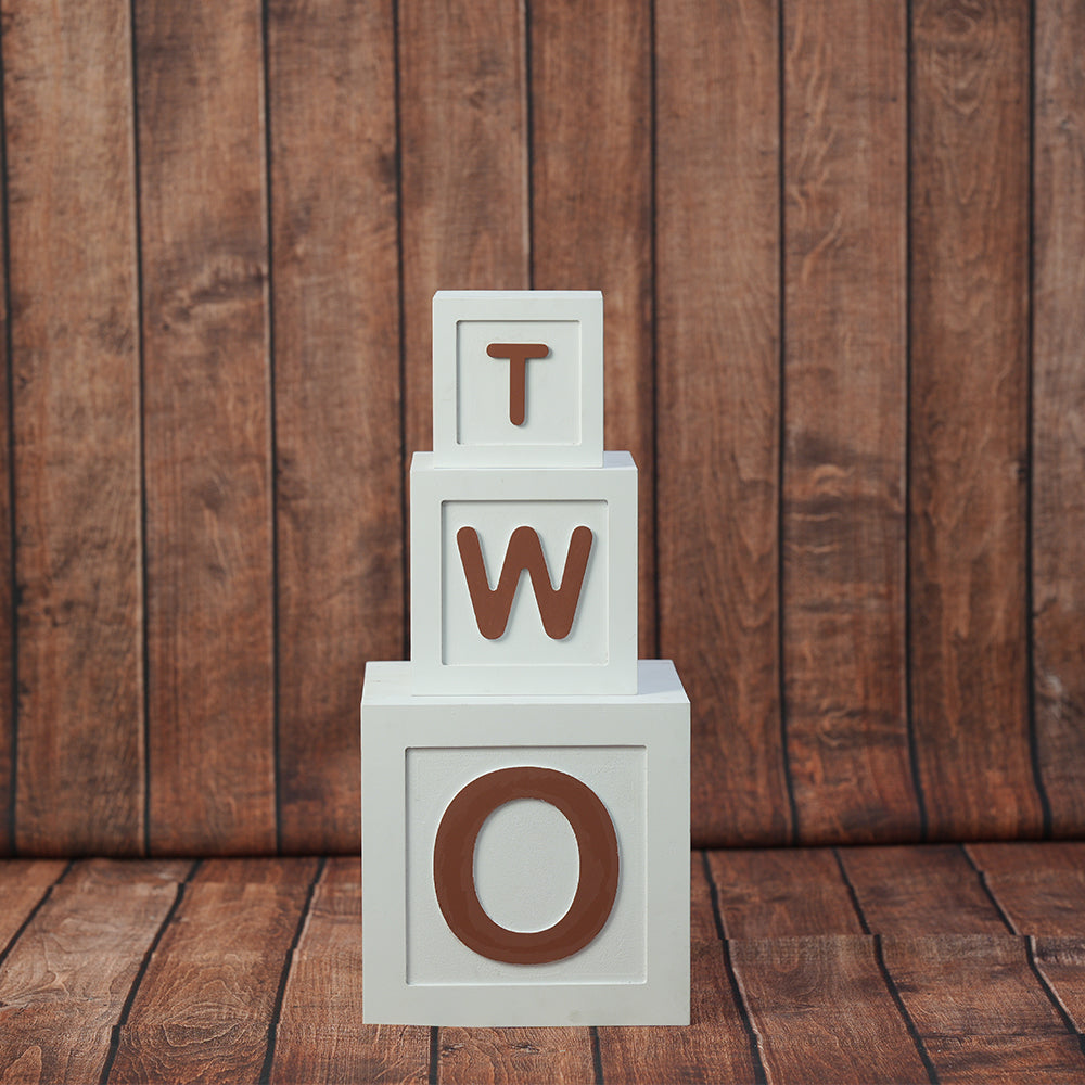 One And Two Apple Boxes| Big Size | White