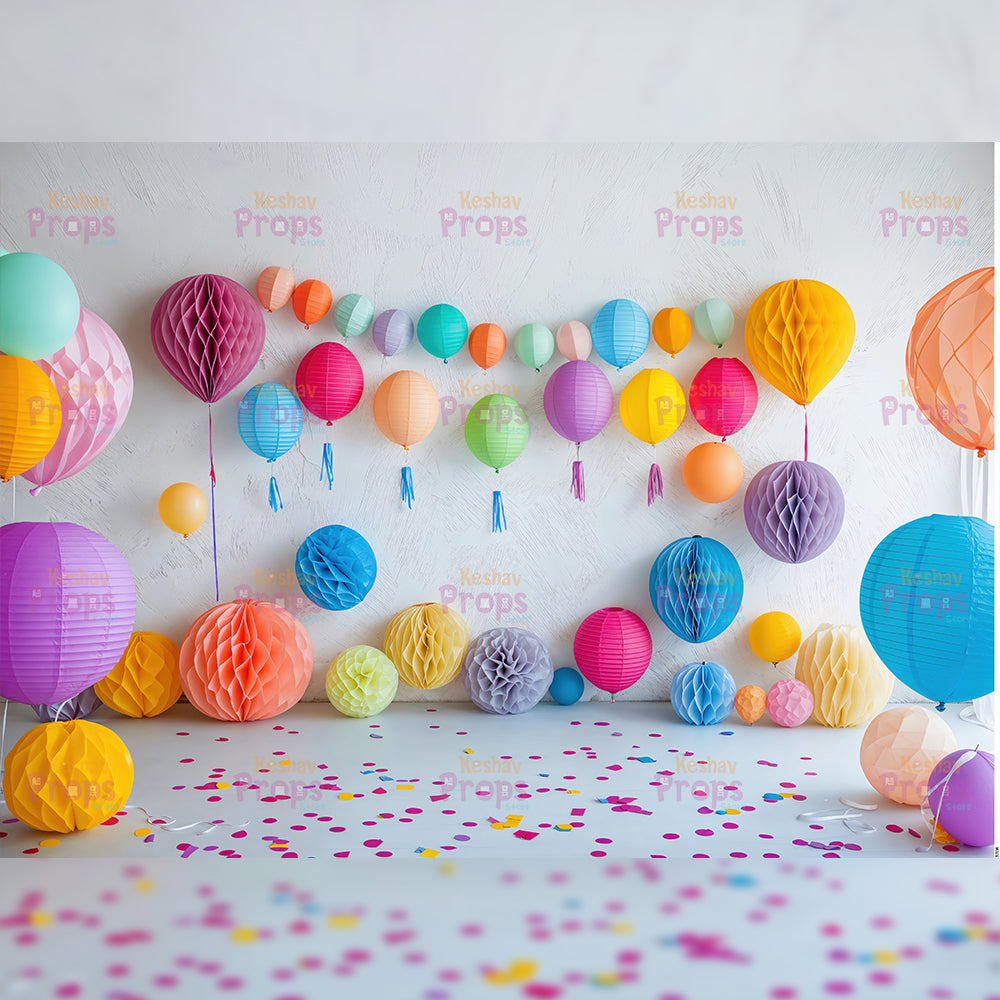 Balloon Theme Backdrop (3708)