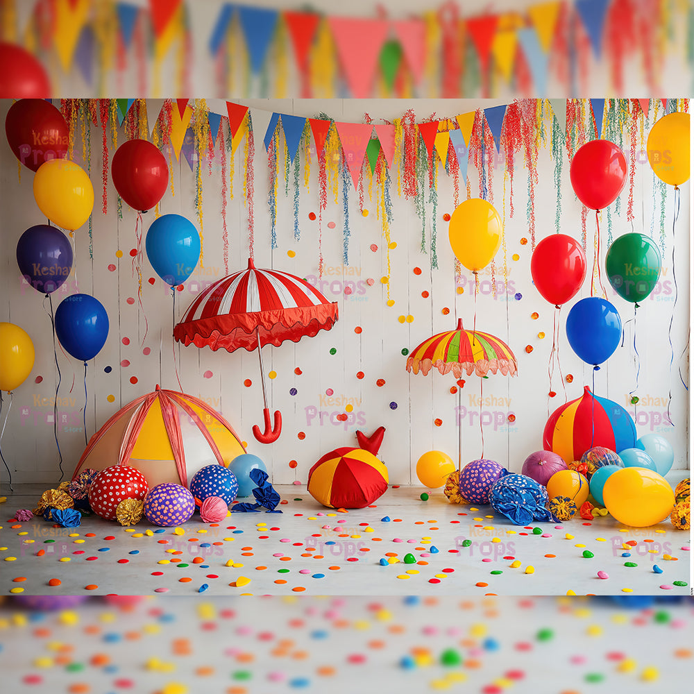 Balloon Theme Backdrop (3709)