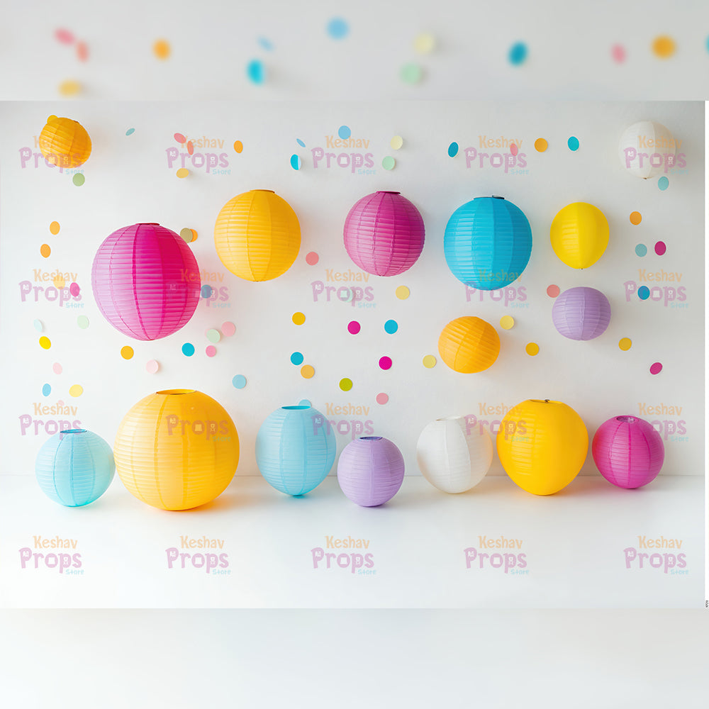 Balloon Theme Backdrop (3721)