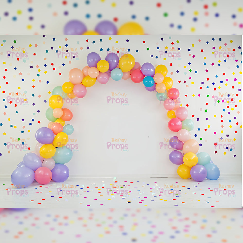 Balloon Theme Backdrop (3724)