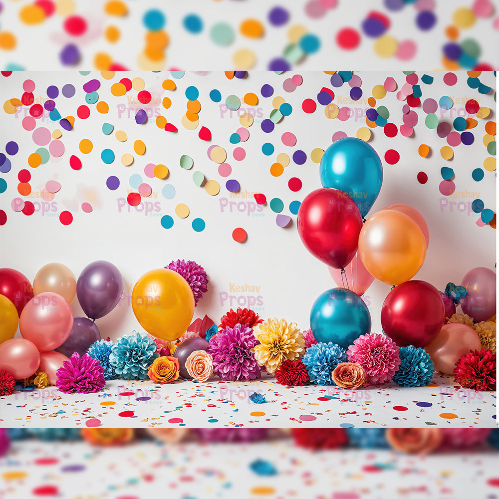 Balloon Theme Backdrop (3725)