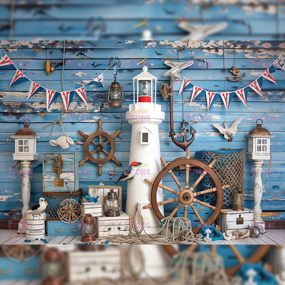 Sailor Theme Backdrop (3987)