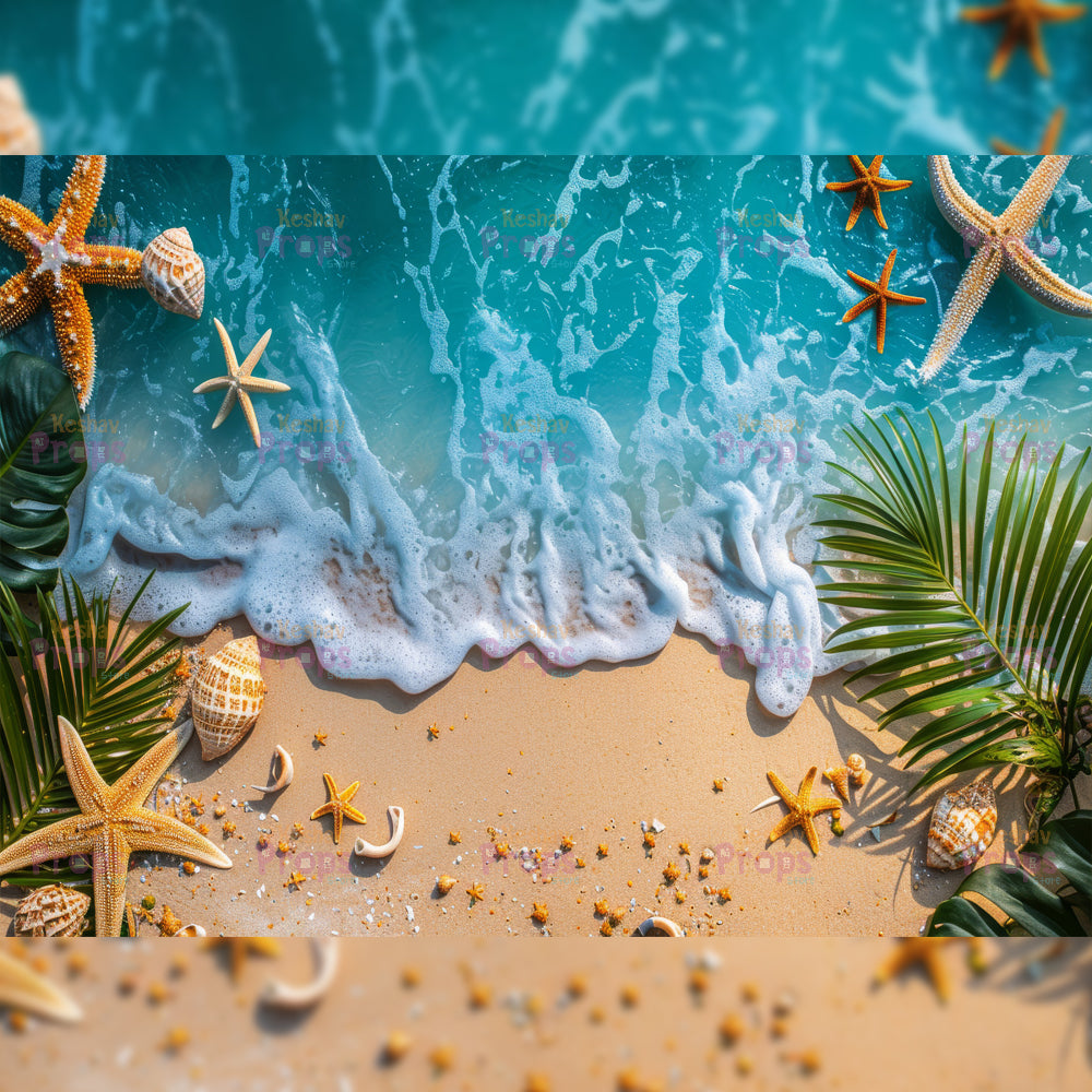 Beach Theme Backdrop (4235)