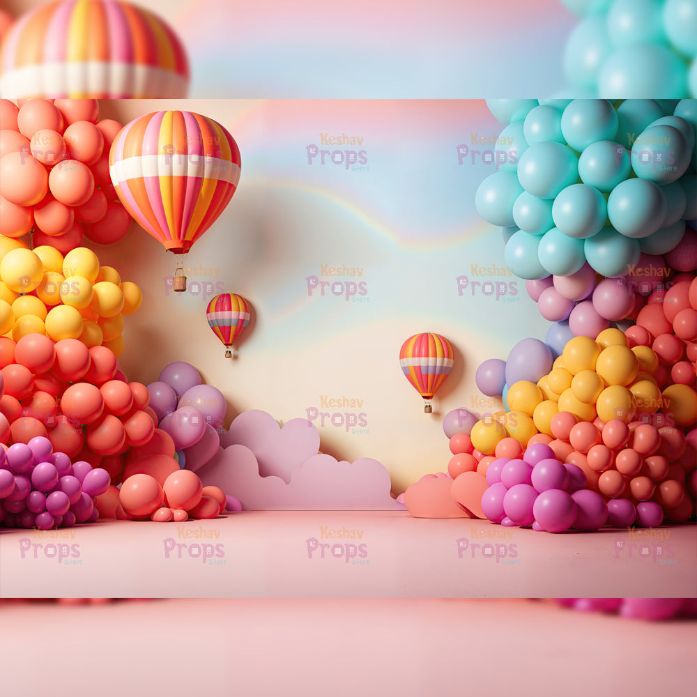 Balloon Theme Backdrop (4250)