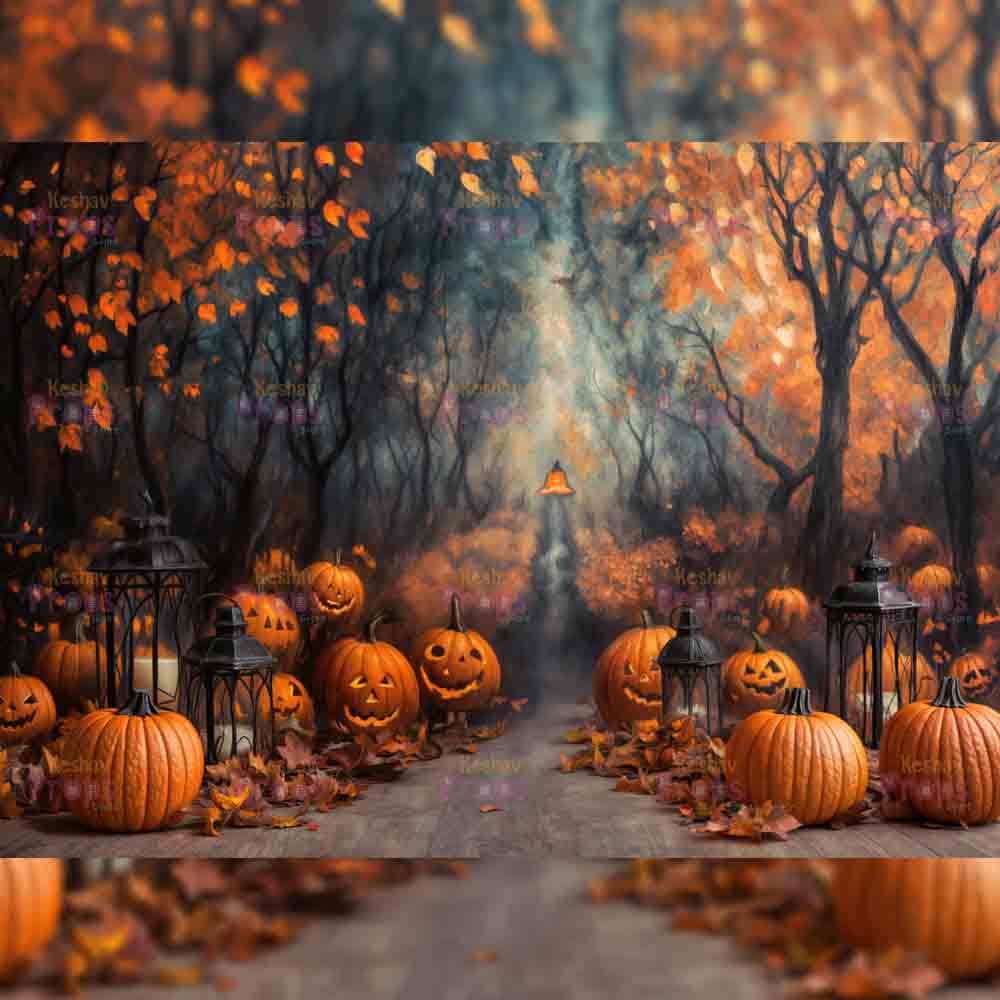 Pumpkin Theme Backdrop (4253)