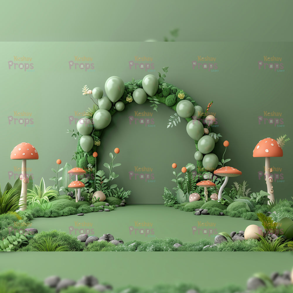 Balloon Theme Backdrop (4273)