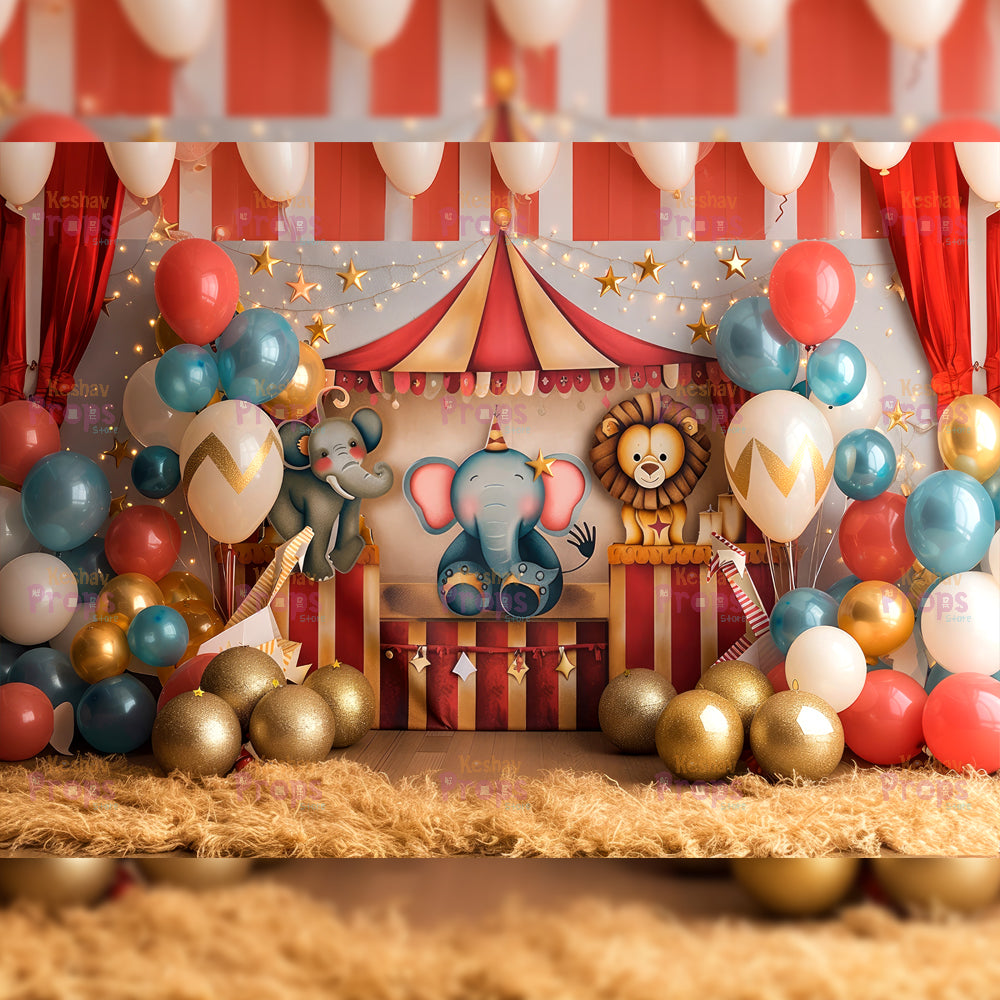 Balloon Theme Backdrop (4314)