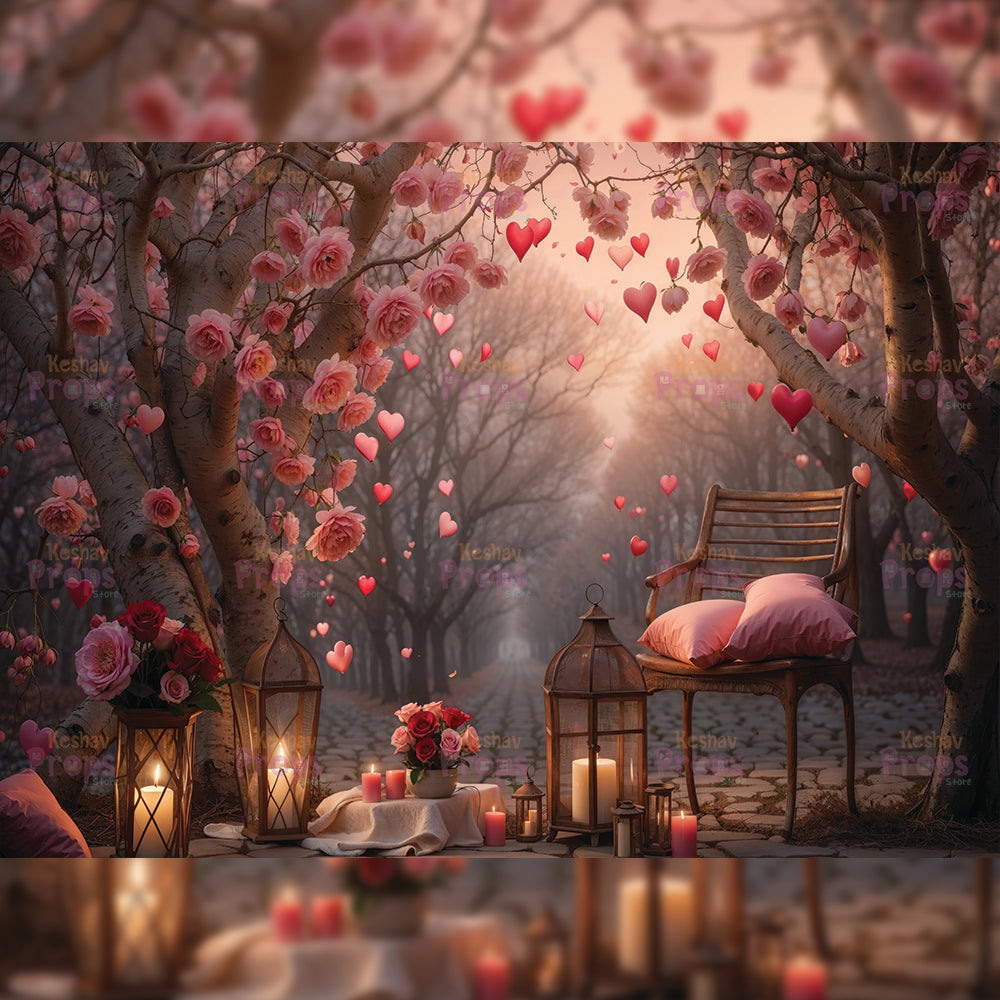 Flower Theme Backdrop (4356)