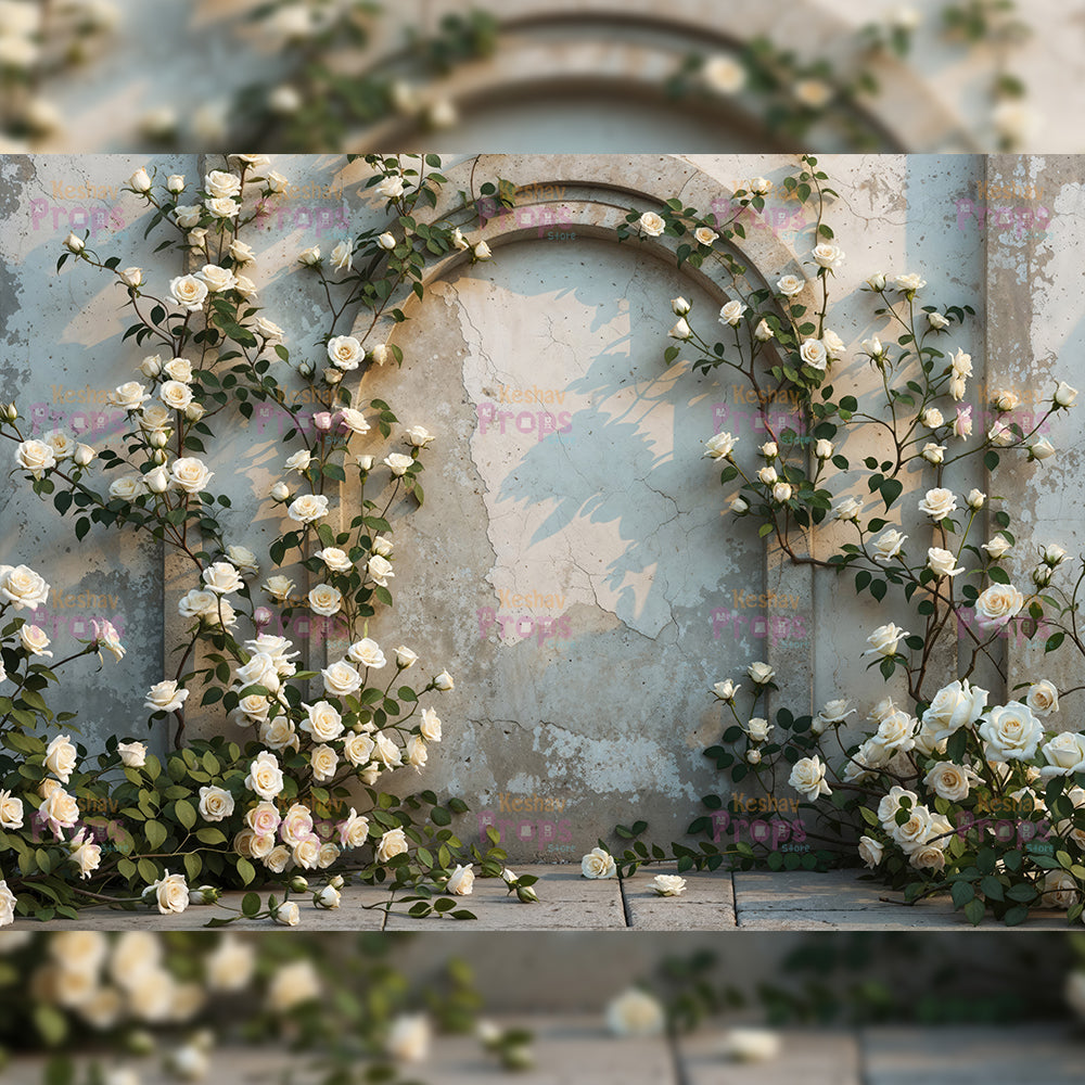 Flower Theme Backdrop (4358)