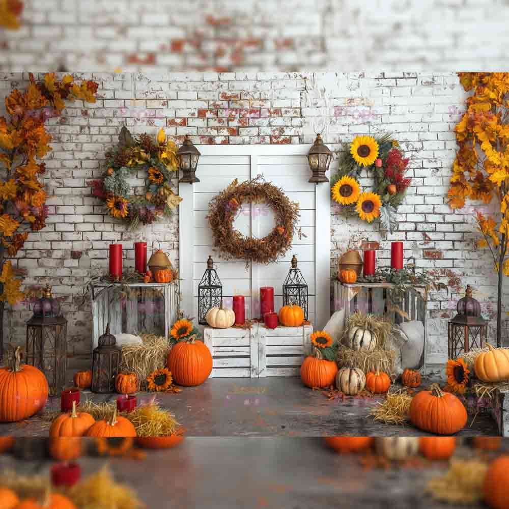 Pumpkin Theme Backdrop (4371)