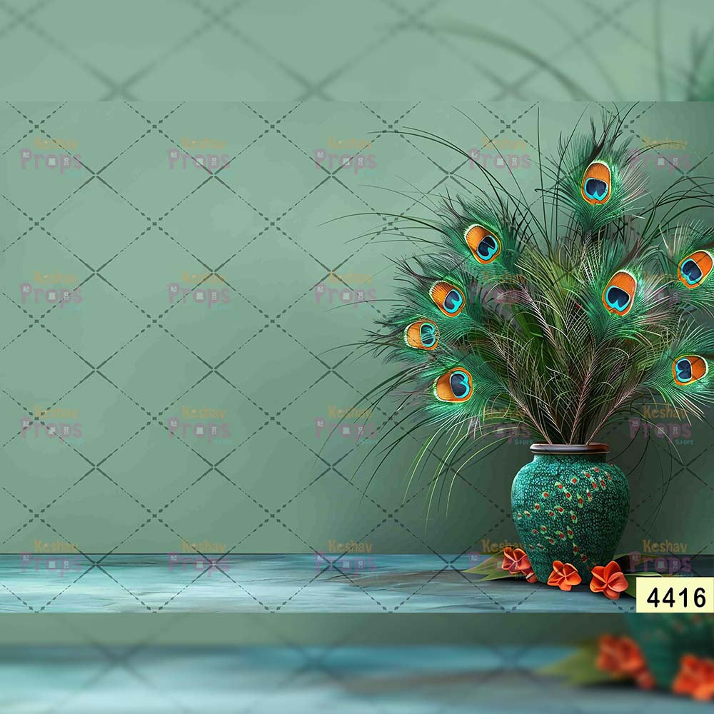 Janmashtami Backdrops | 5*7 Feet (4416)