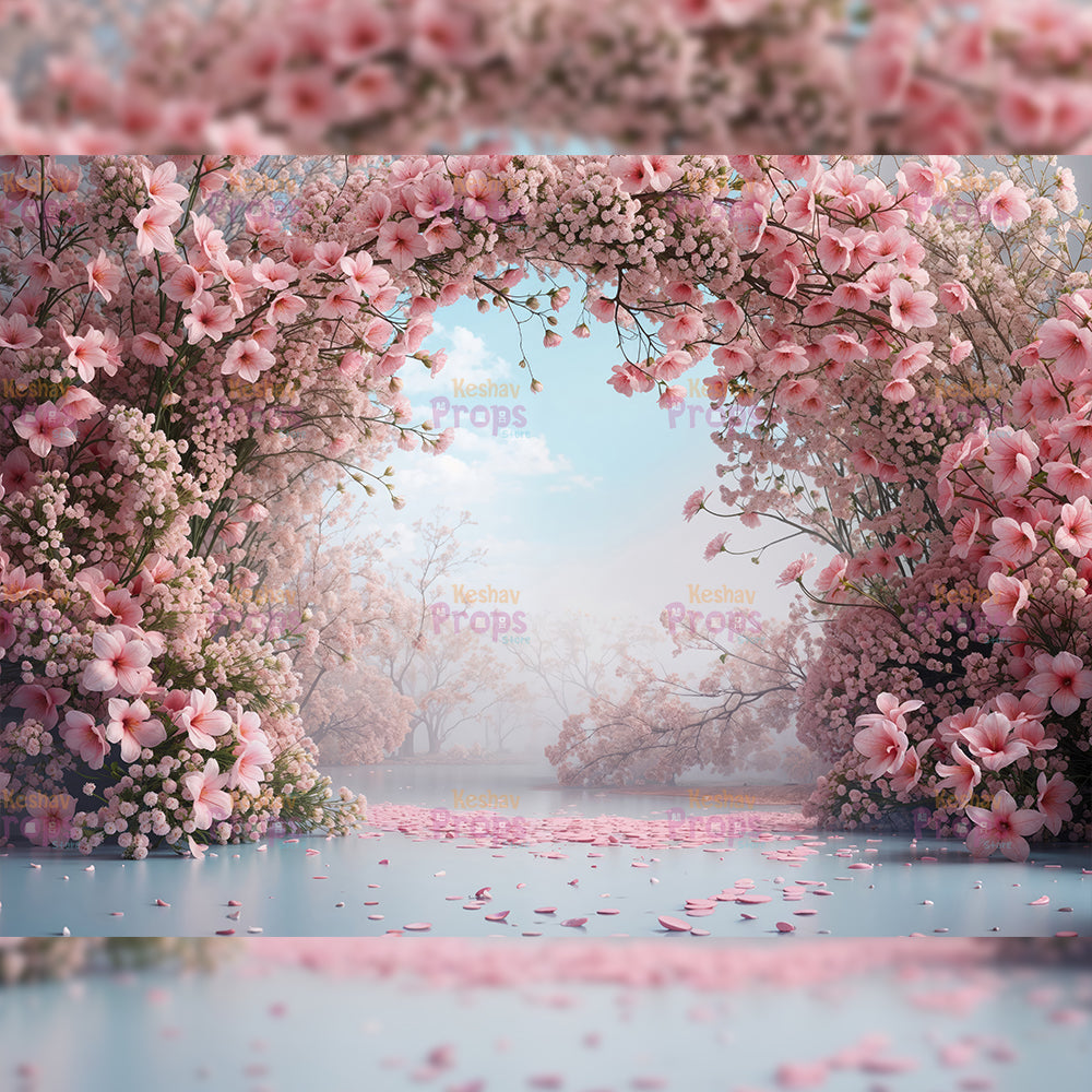 Flower Theme Backdrop (4434)