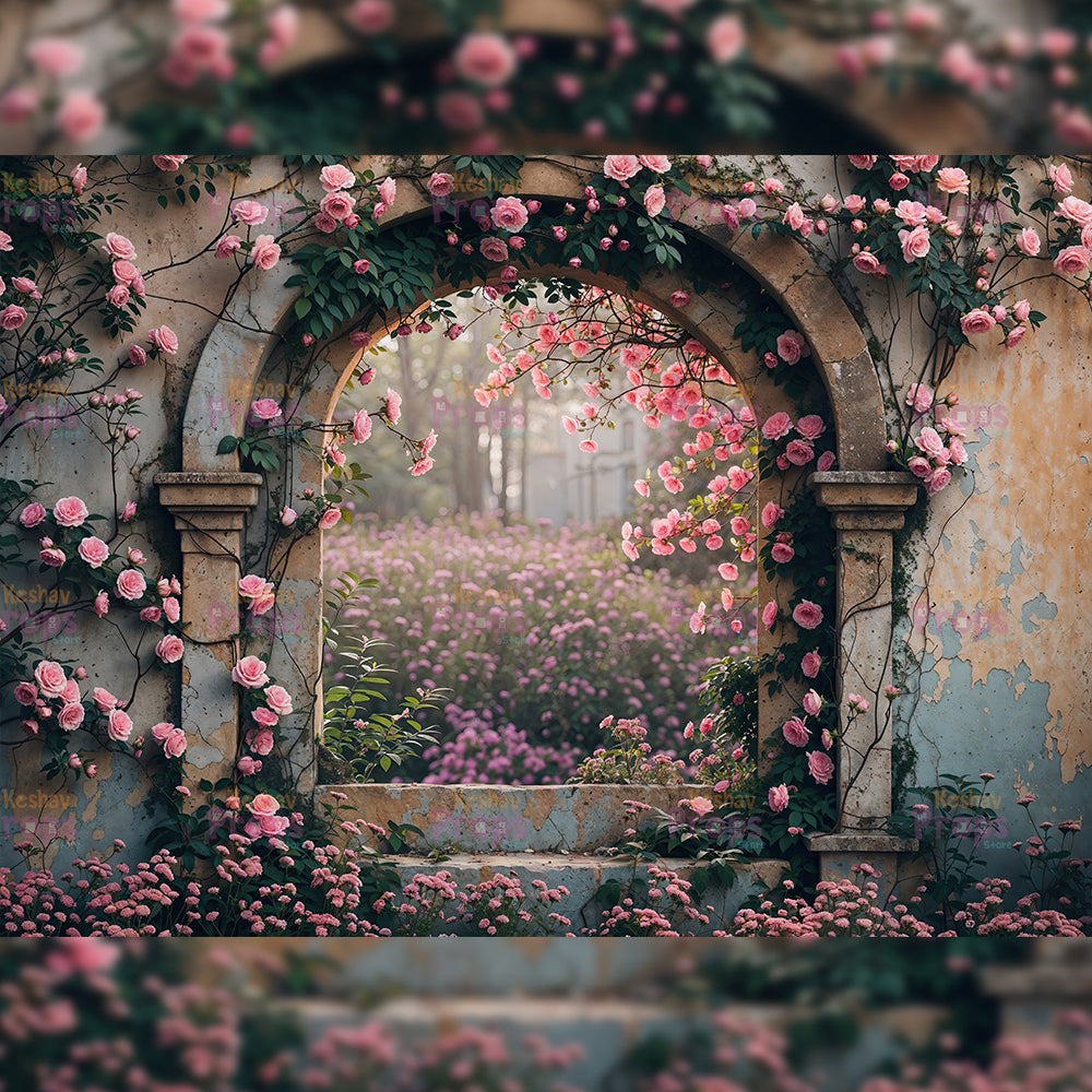 Flower Theme Backdrop (4435)