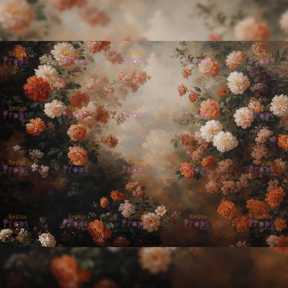 Flower Theme Backdrop (4440)