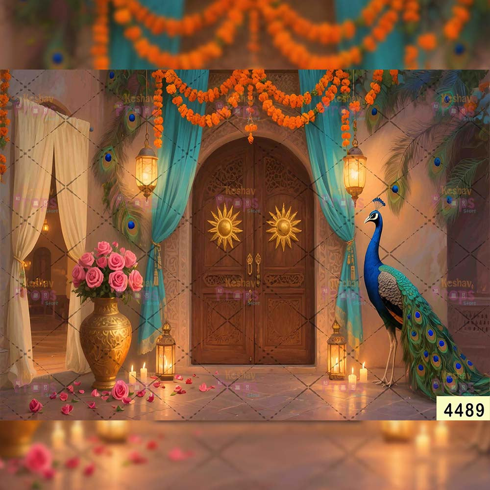 Janmashtami Backdrops | 5*7 Feet (4489)