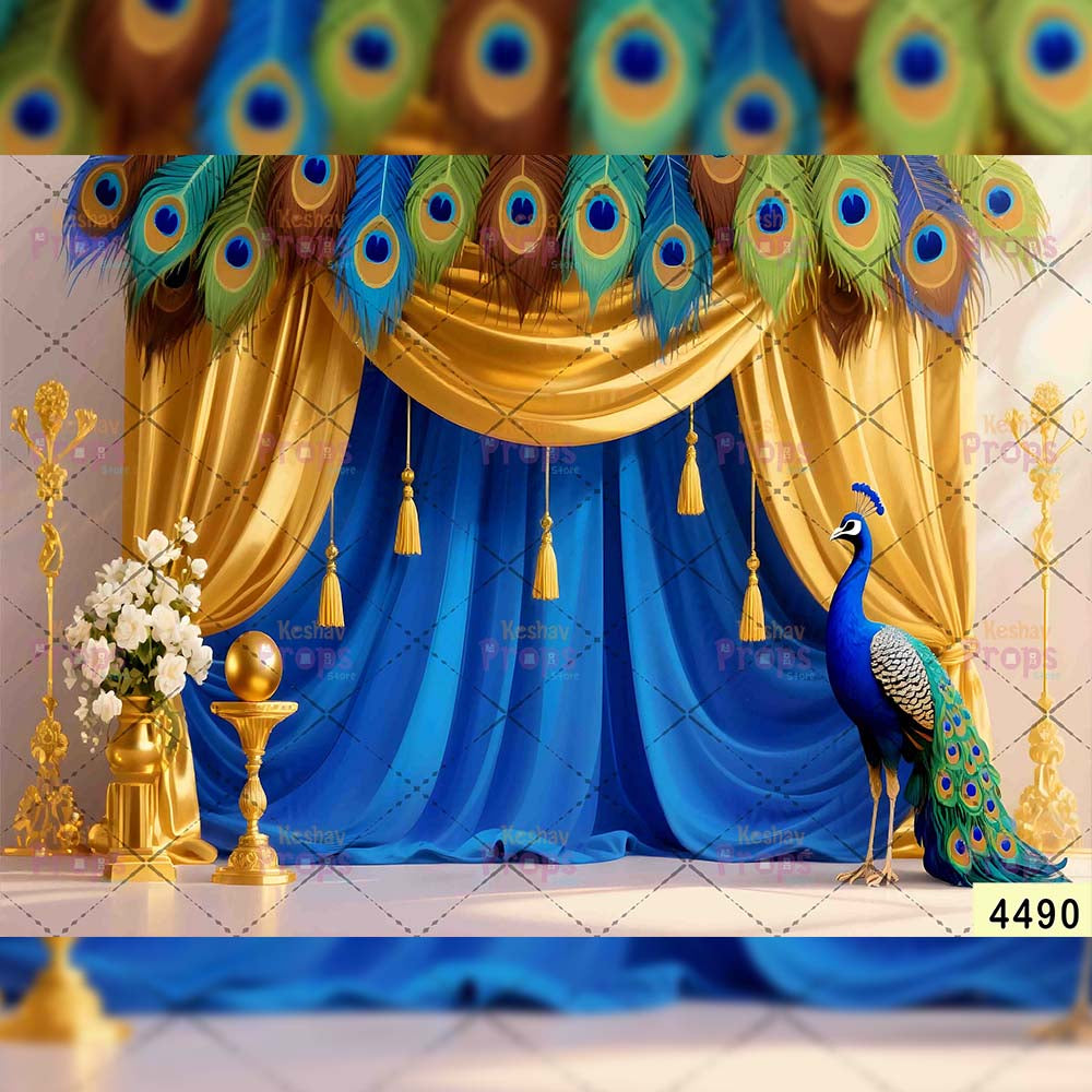 Janmashtami Backdrops | 5*7 Feet (4490)