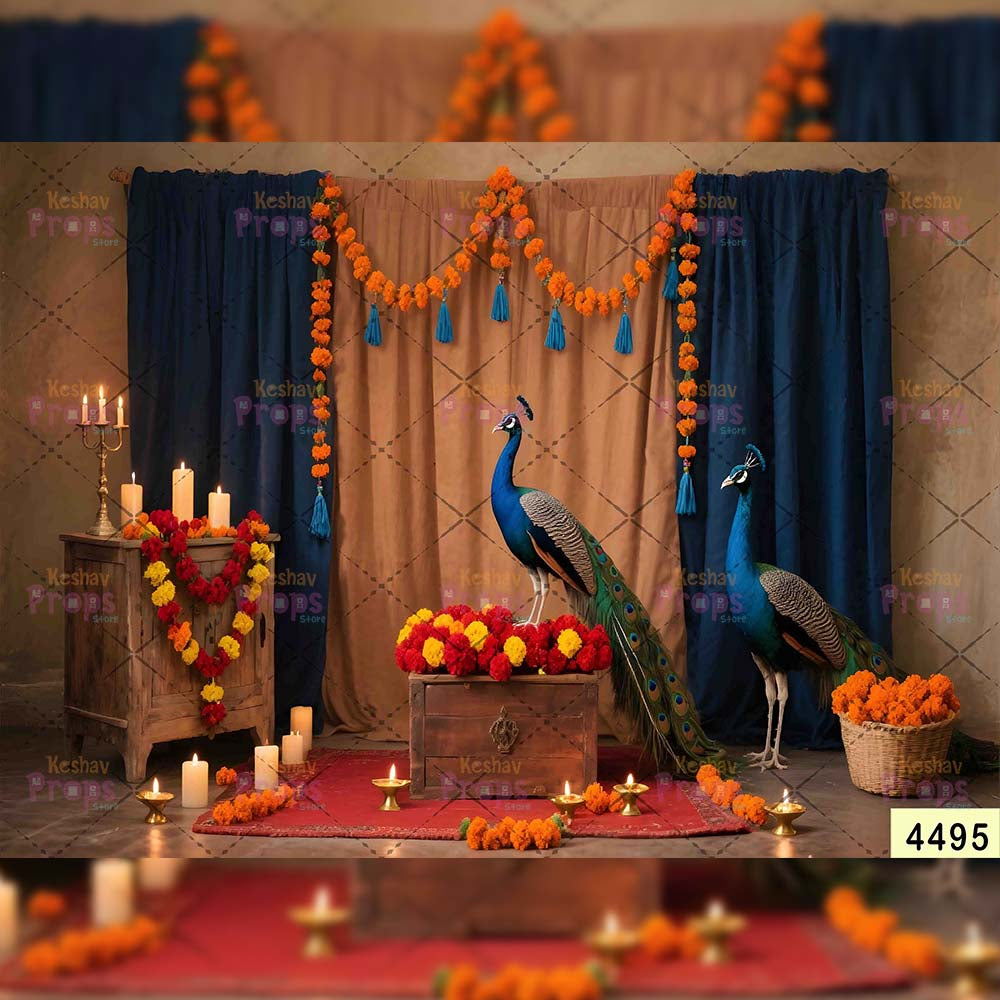 Janmashtami Backdrops | 5*7 Feet (4495)