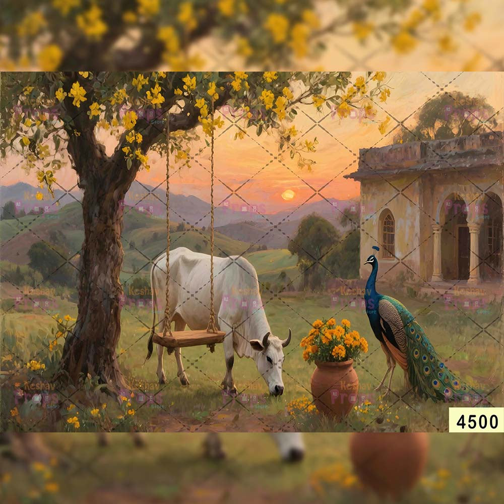 Janmashtami Backdrops | 5*7 Feet (4500)