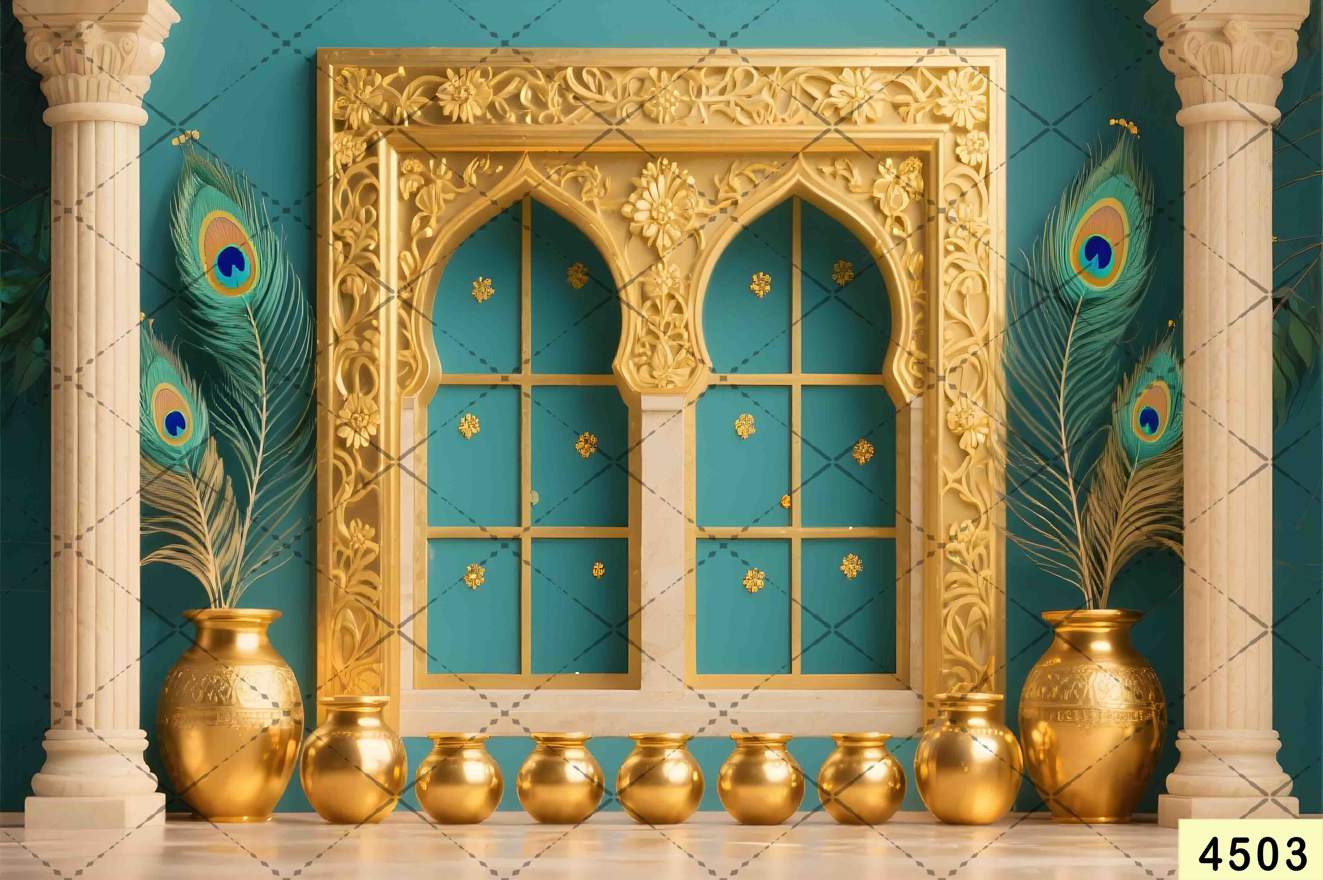 Janmashtami Backdrops | 5*7 Feet (4503)