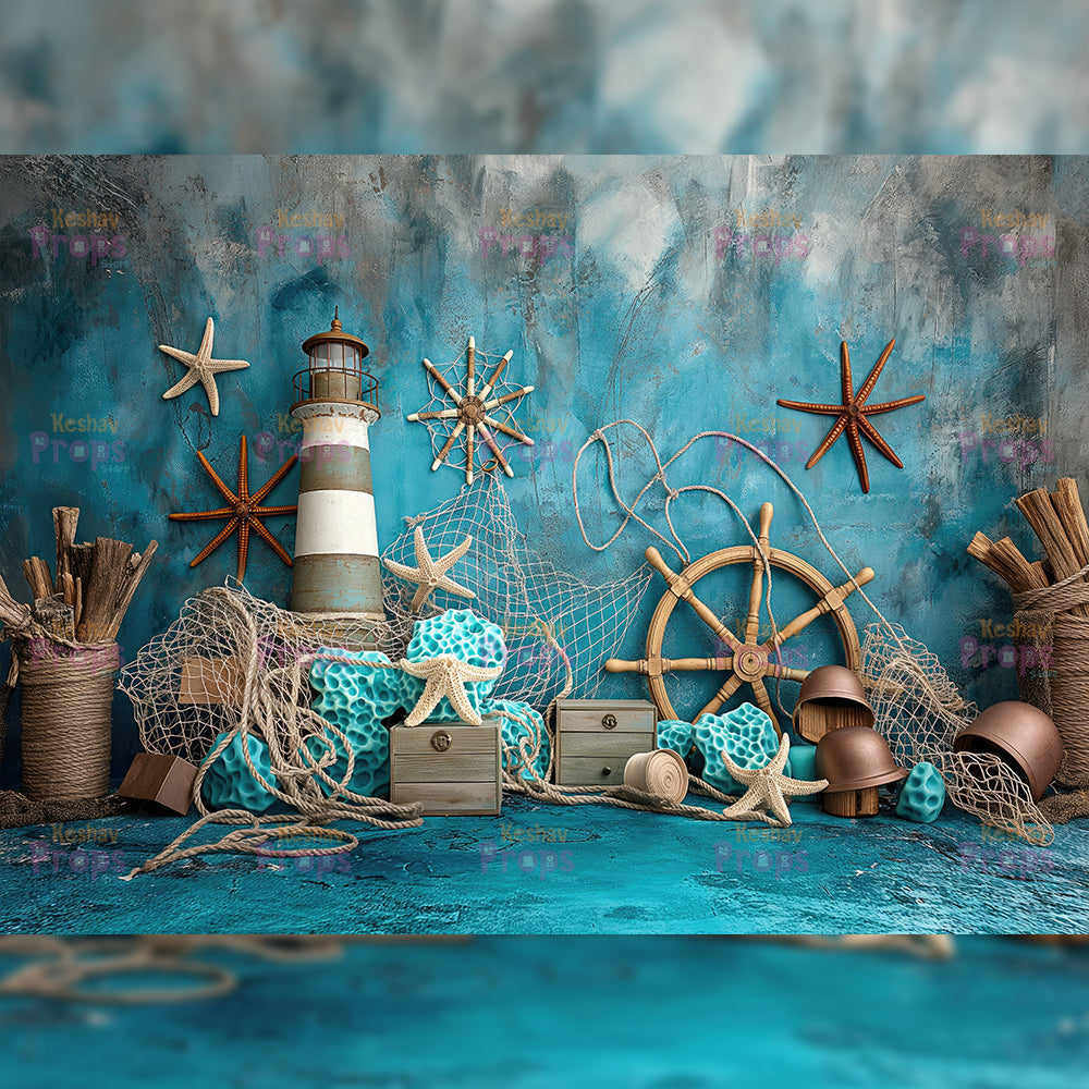 Sailor Theme Backdrop (4545)