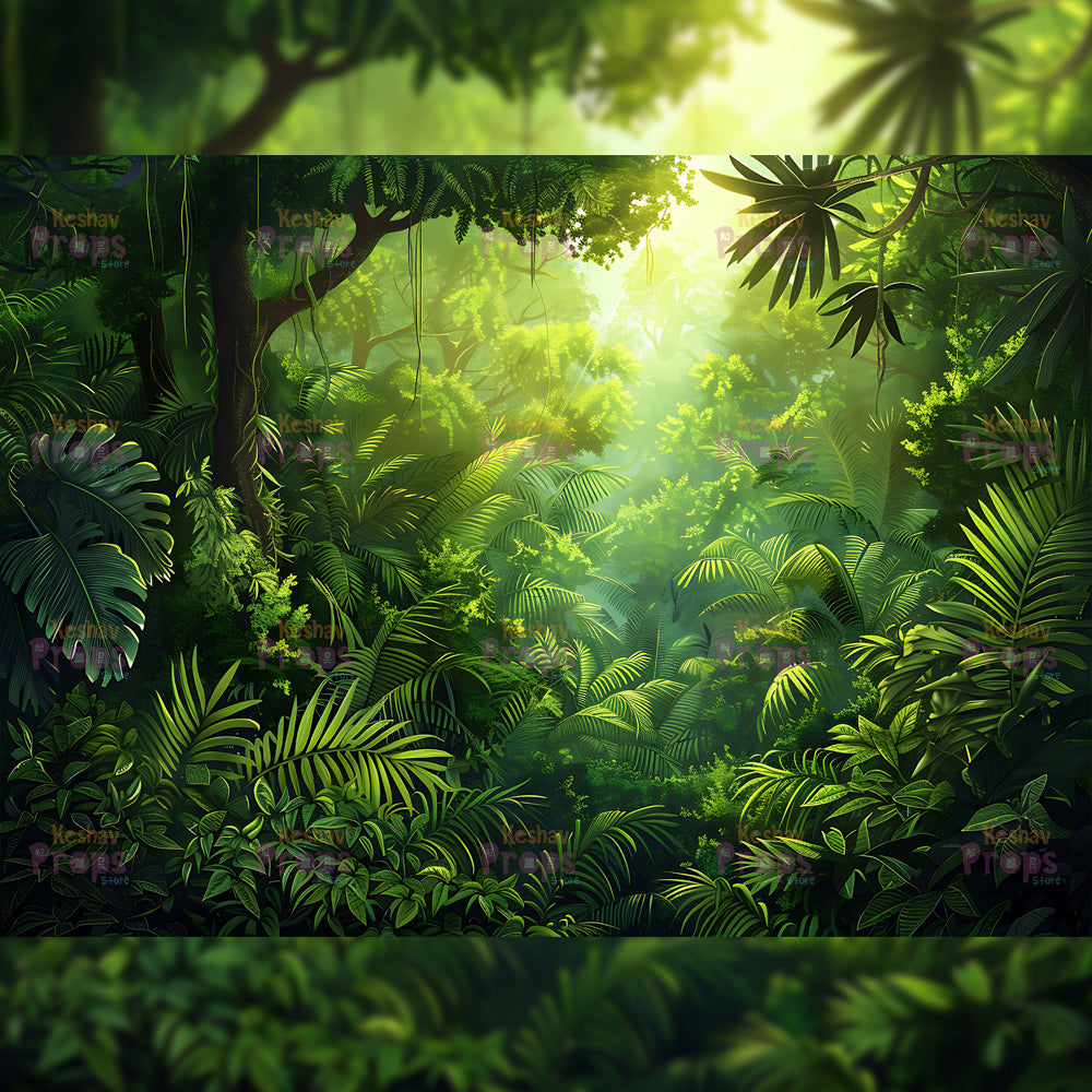Jungle Theme Backdrop (4552)