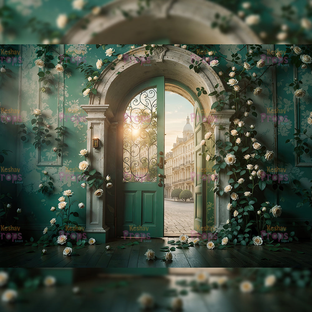 Flower Theme Backdrop (4624)