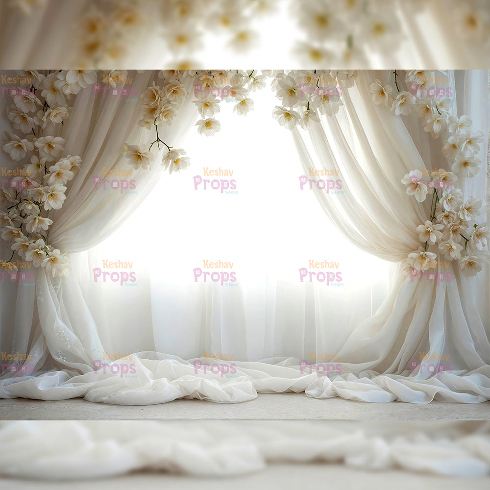 Flower Theme Backdrop (4626)