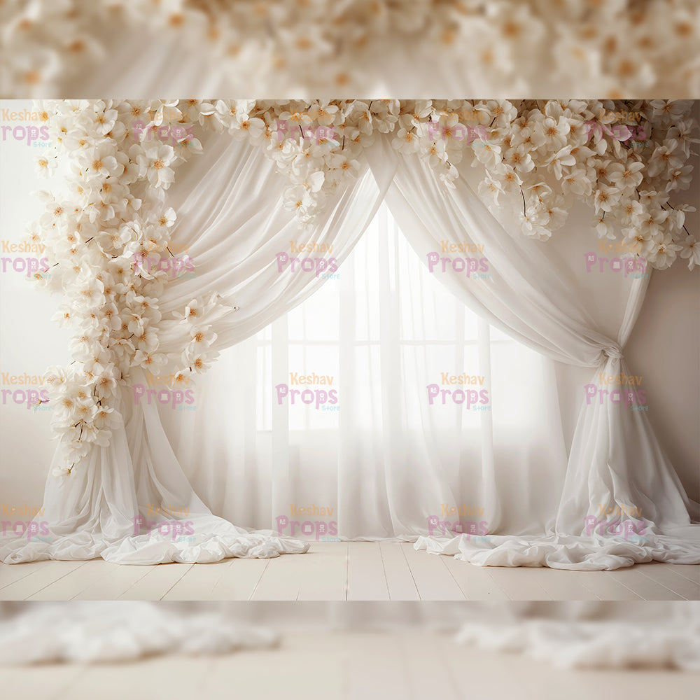 Flower Theme Backdrop (4627)