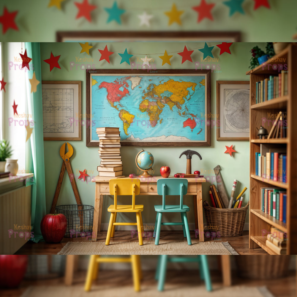 Class Room Theme Backdrop (4651)
