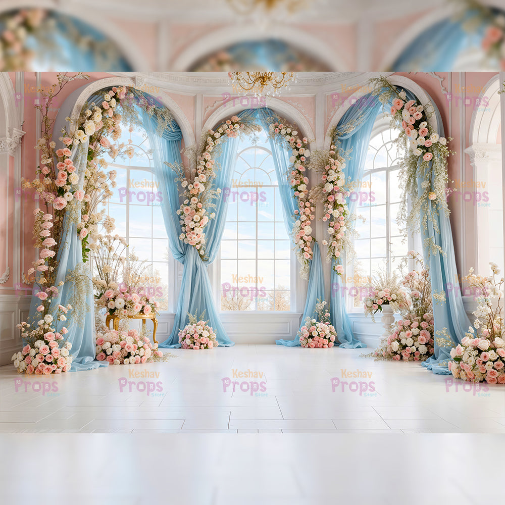 Flower Theme Backdrop (4763)