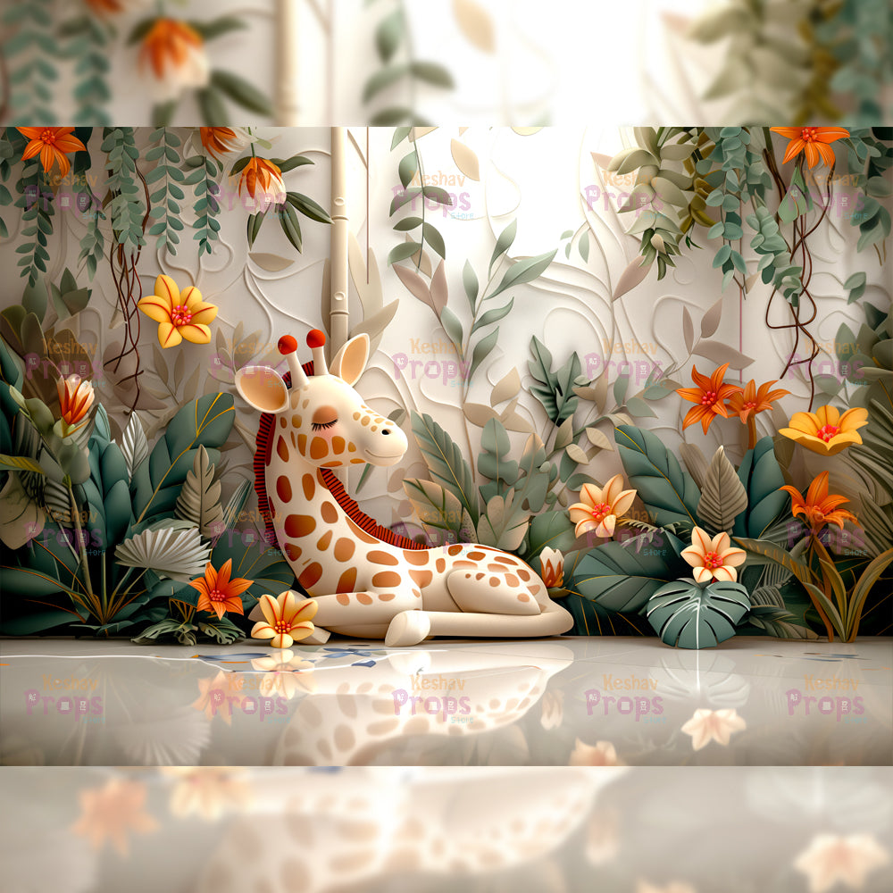 Jungle Theme Backdrop (4771)