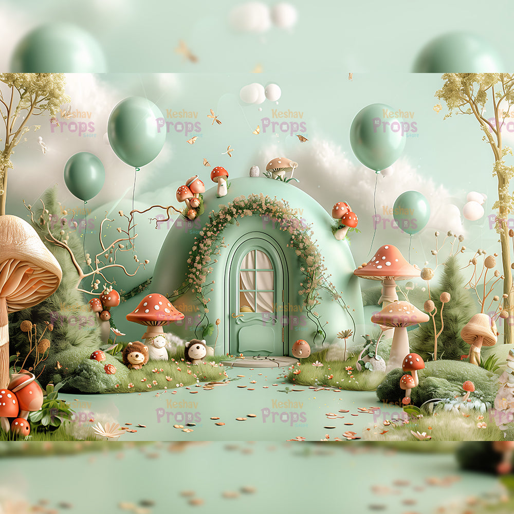 Flower Theme Backdrop (4776)