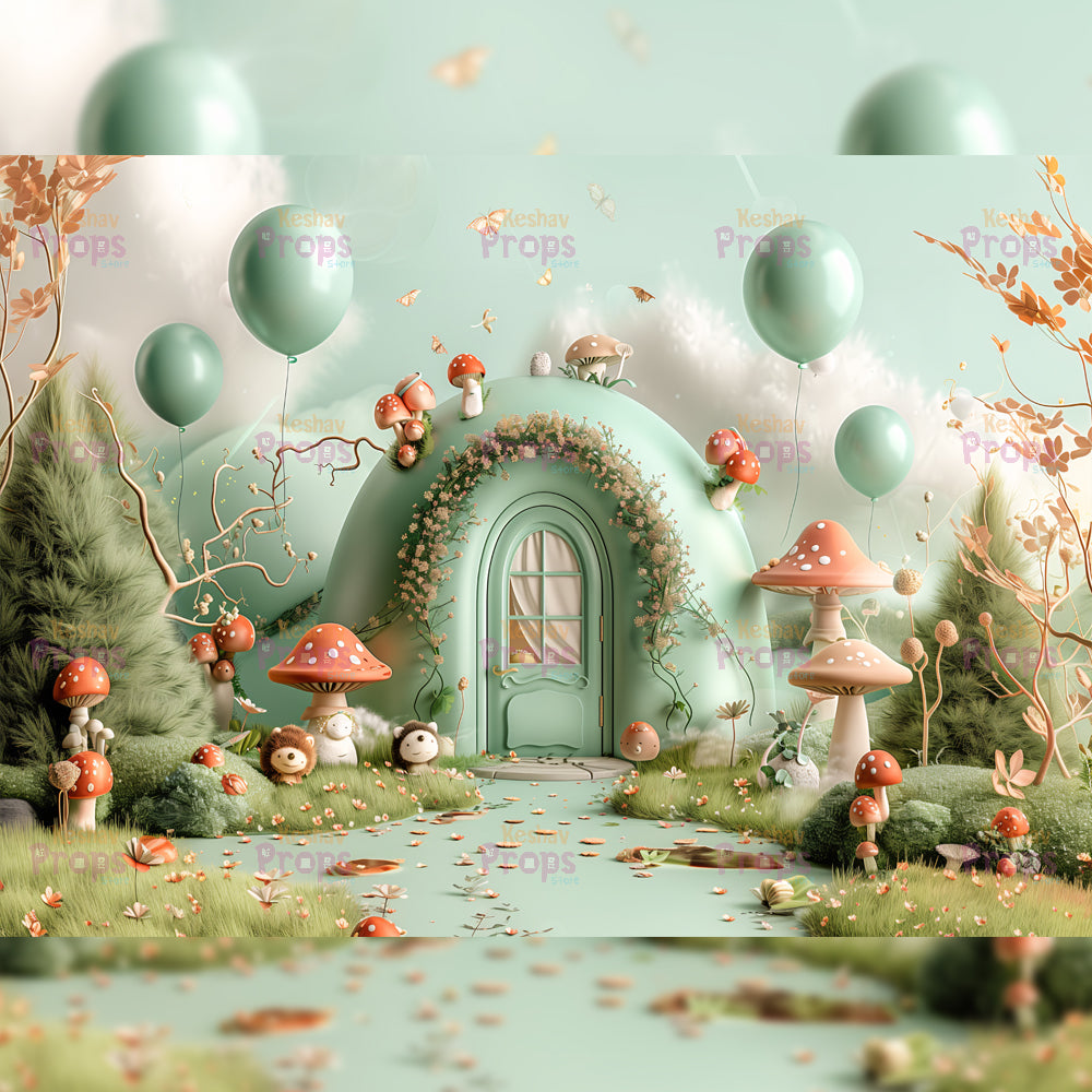 Jungle Theme Backdrop (4777)