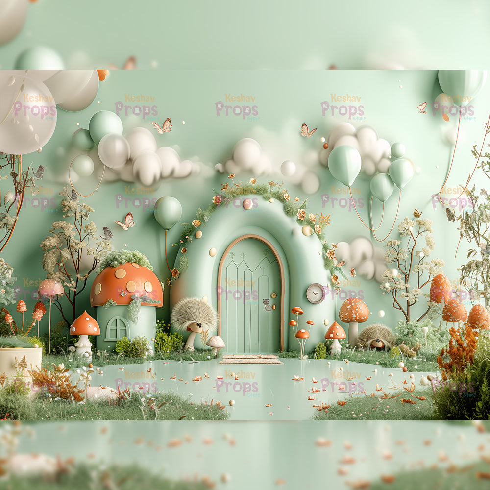 Jungle Theme Backdrop (4778)