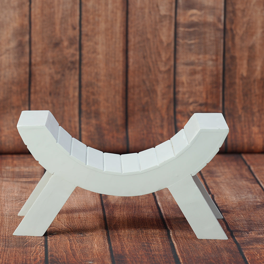 Half U Bench Props - White