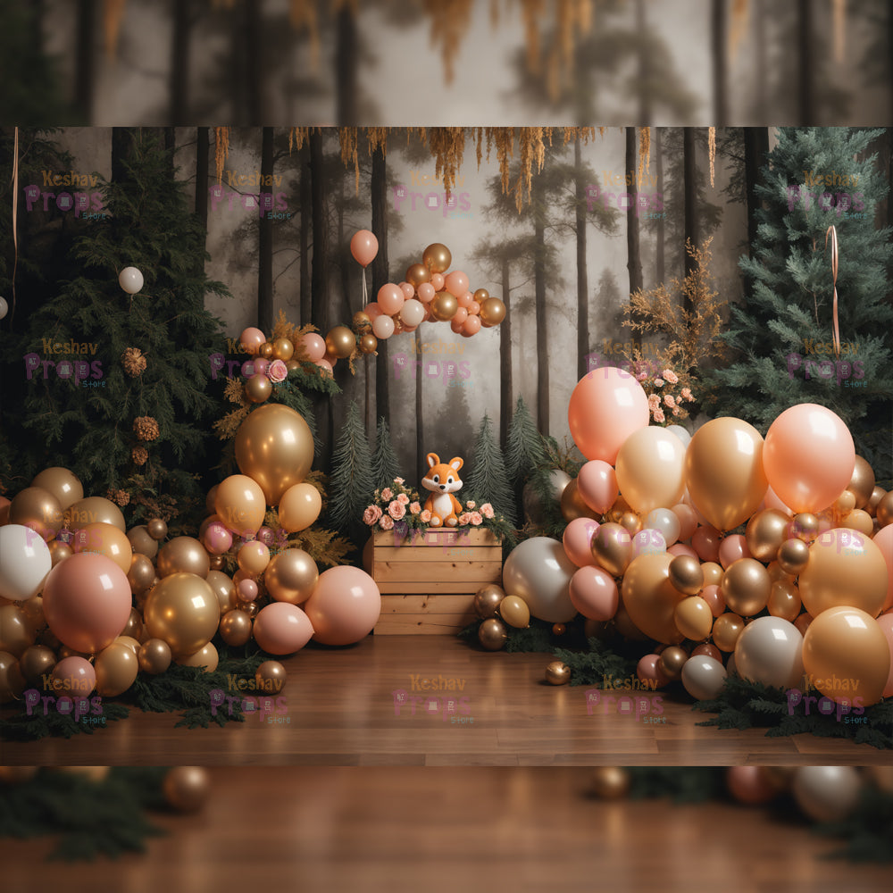 Balloon Theme Backdrop (4926)