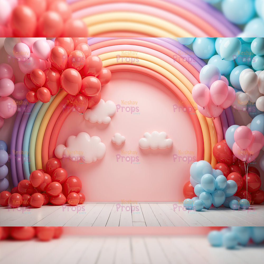 Balloon Theme Backdrop (4933)