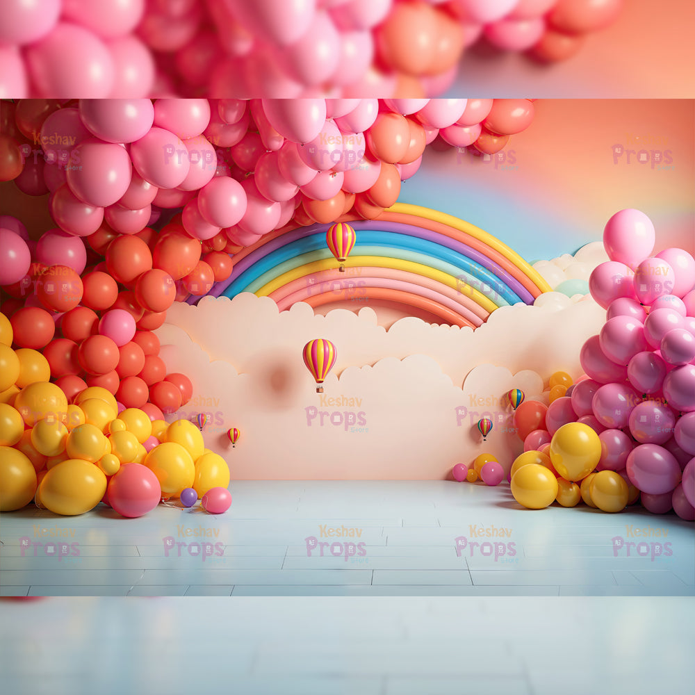 Balloon Theme Backdrop (4935)