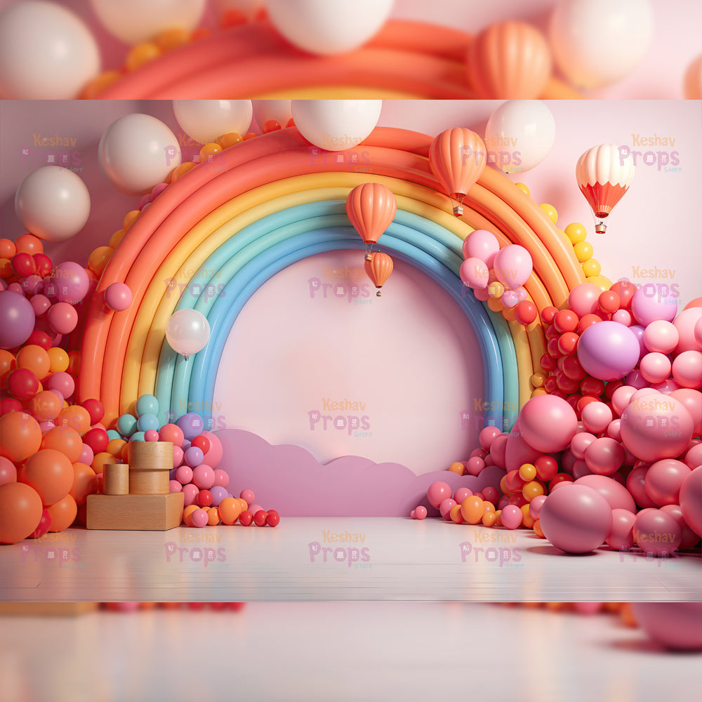 Balloon Theme Backdrop (4936)