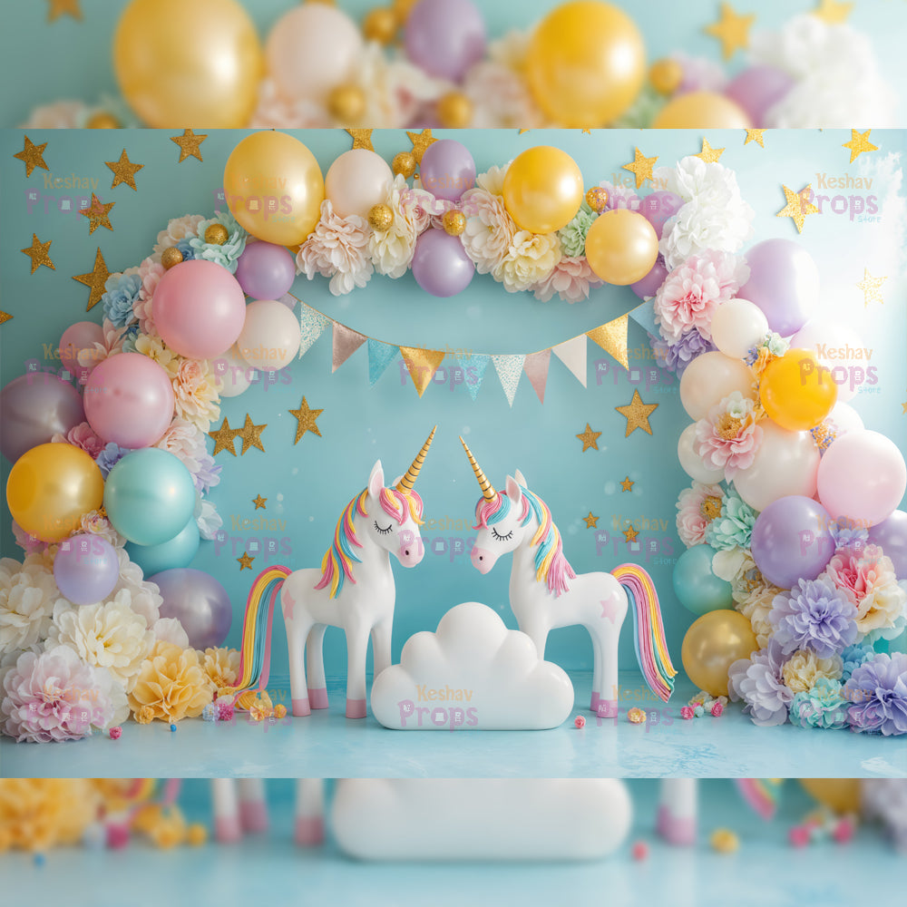 Balloon Theme Backdrop (4941)