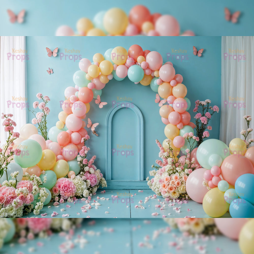 Balloon Theme Backdrop (4947)