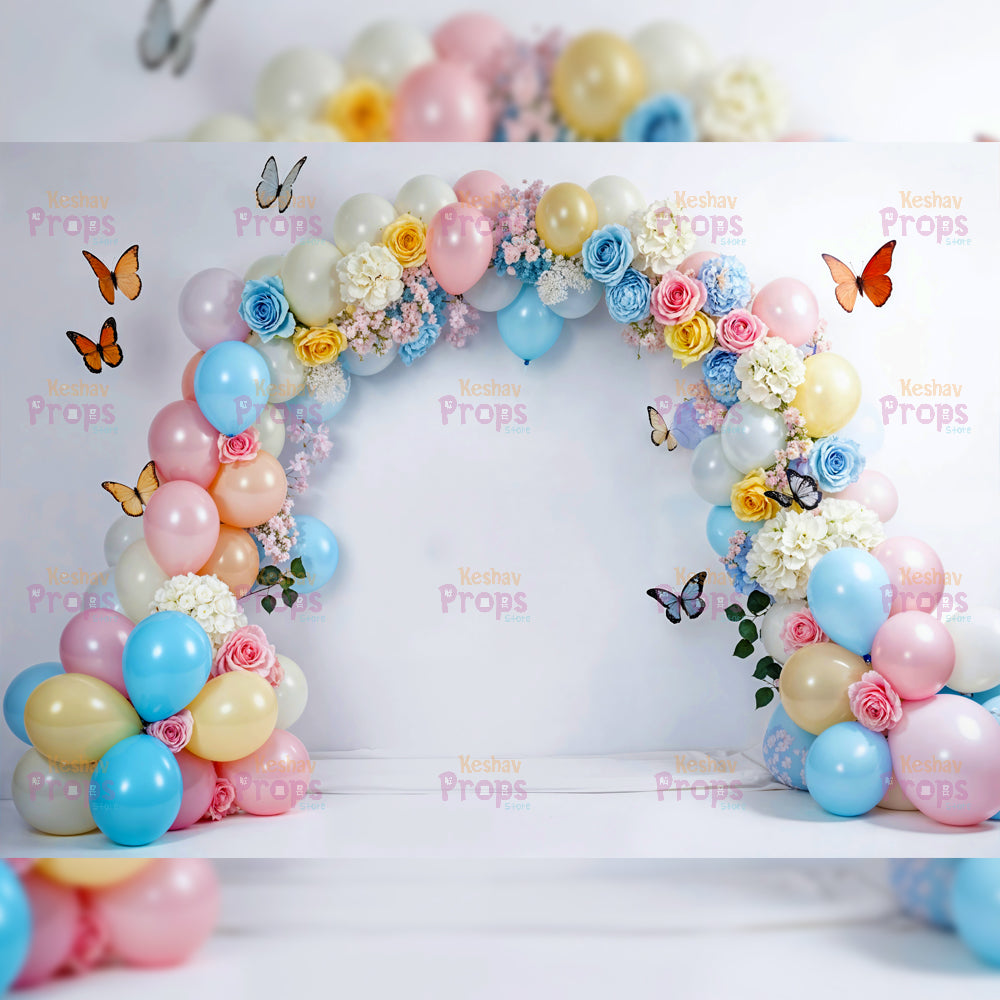 Balloon Theme Backdrop (4952)