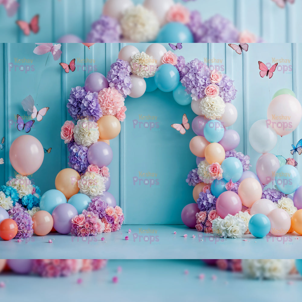 Balloon Theme Backdrop (4955)