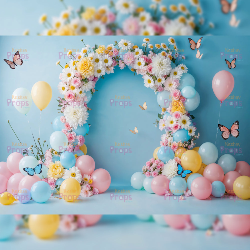 Balloon Theme Backdrop (4956)