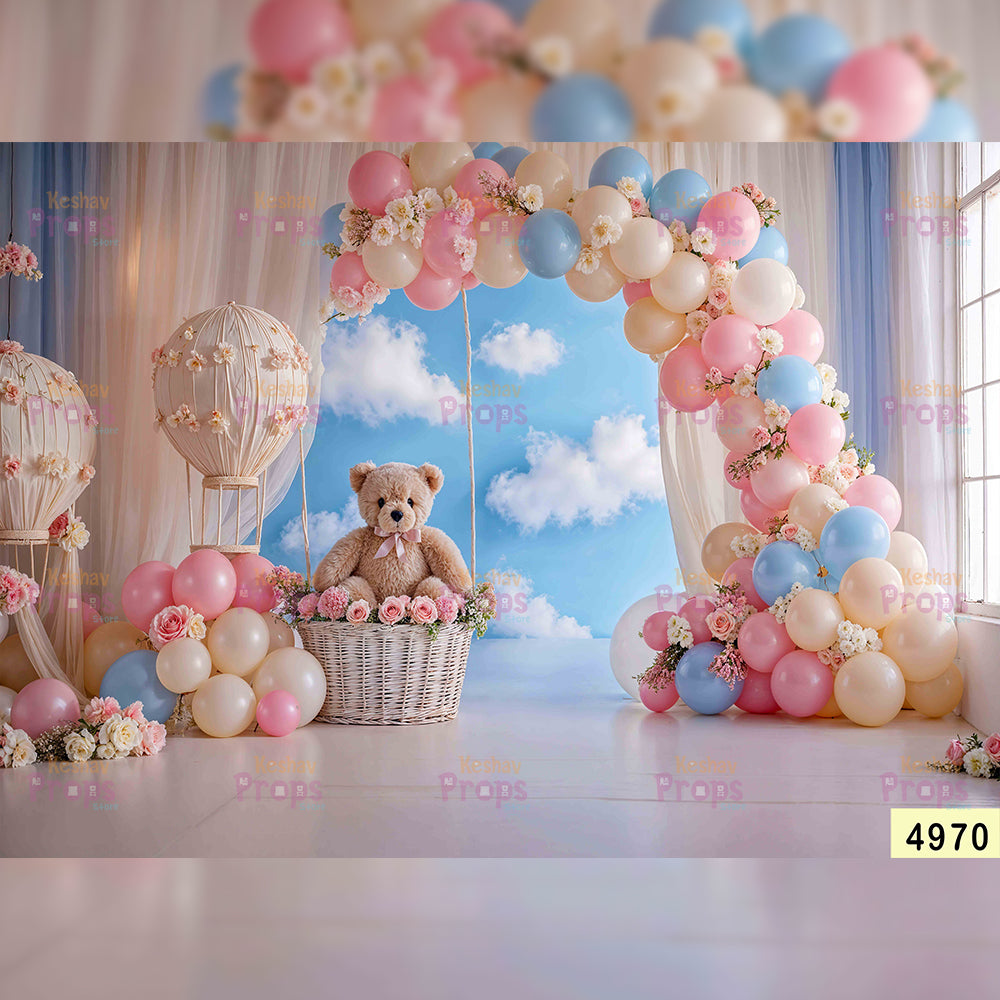 Balloon Theme Backdrop (4970)
