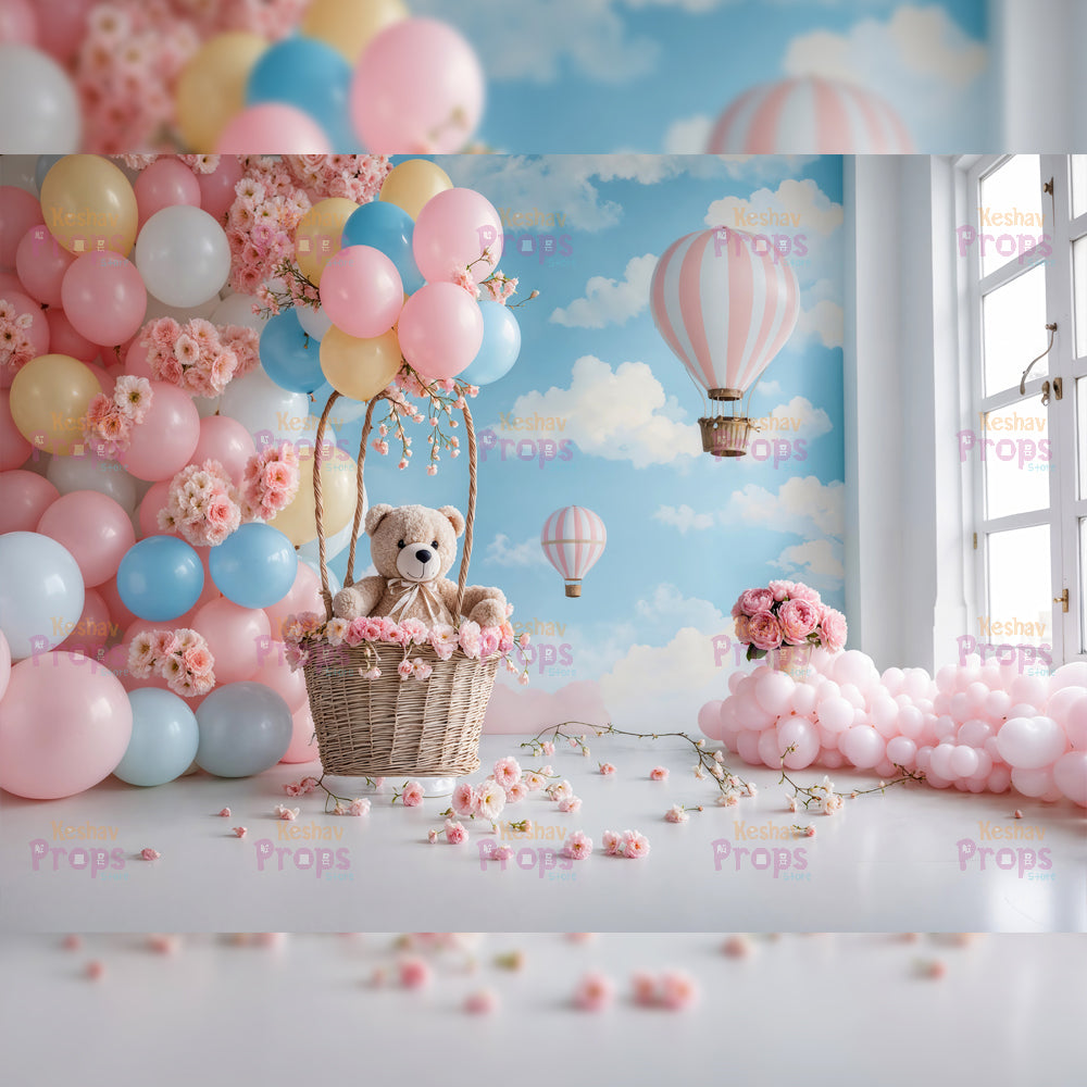 Balloon Theme Backdrop (4971)
