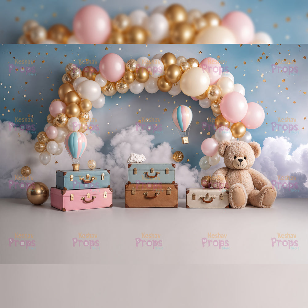 Balloon Theme Backdrop (4973)