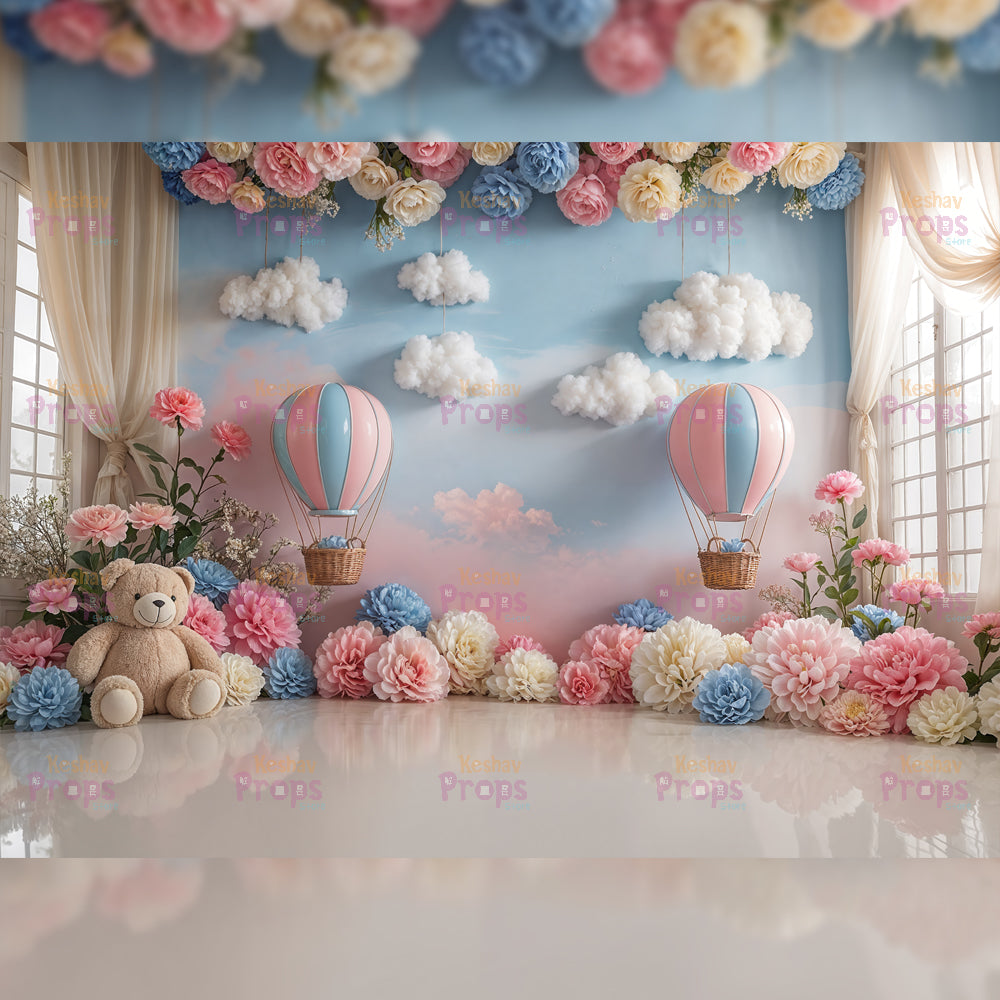 Balloon Theme Backdrop (4978)